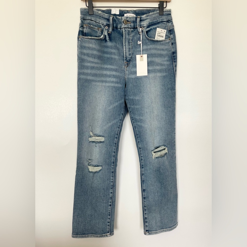 NWT Good American good classic skinny fit high rise 038